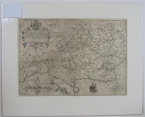 Dorsetshire antique map by - antique,