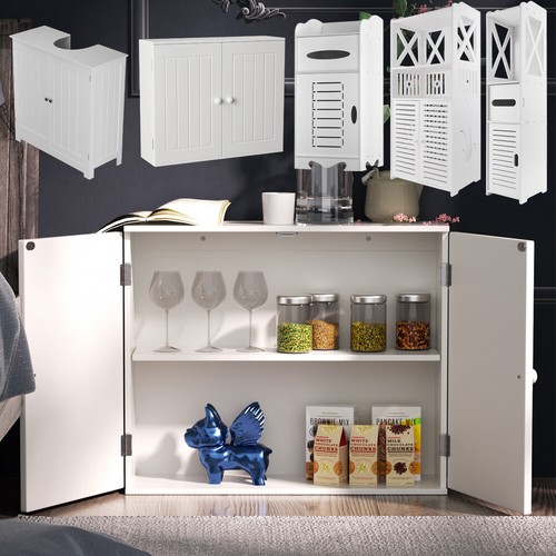 Bathroom storage shelf cabinet - bathroom,