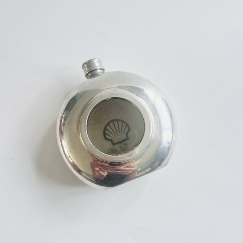Vintage pewter hip - hip, flask