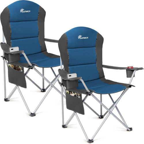 Padded camping chairs - camping,