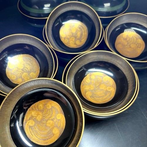 Japanese wajima lacquer maki - japanese, maki-e