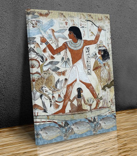 Nebamun hunting the marshes - nebamun,