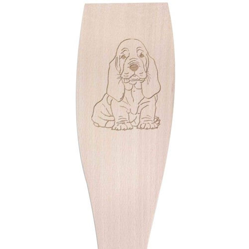 Basset hound puppy wooden - puppy',