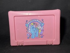 VINTAGE MY LITTLE PONY G1 MLP 1984 LUNCH BOX / SANDWICH BOX / STORAGE BOX 
