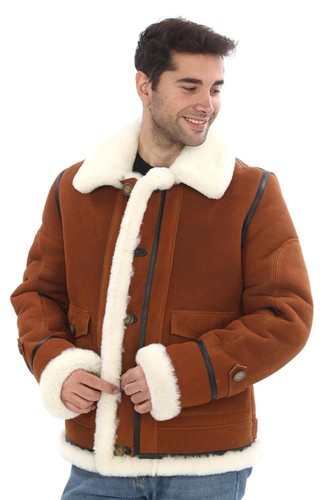 Mens sheepskin leather classic - sheepskin,