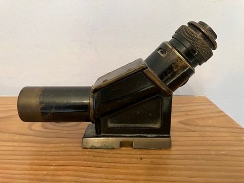 Small vintage brass gunsight - vintage, gunsight.