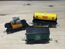 Thomas Trackmaster Diesel works Delivery Trucks For Battery Train Sets