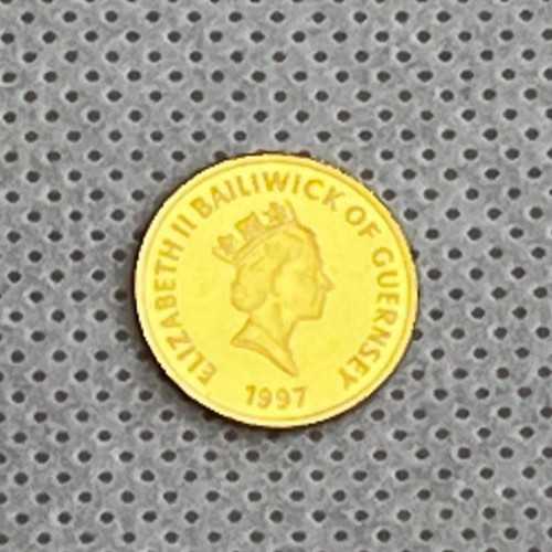 1997 24ct gold - five, pound