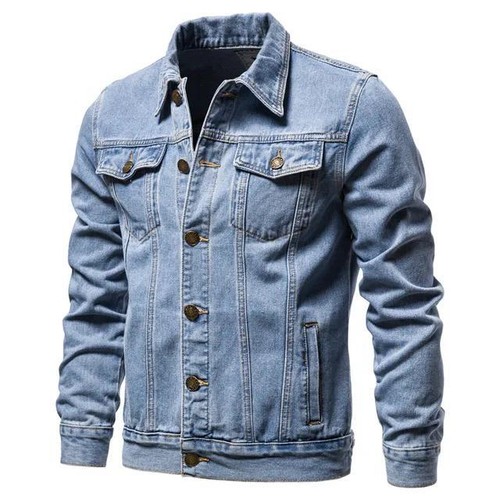 Men slim fit denim jacket - men’s,