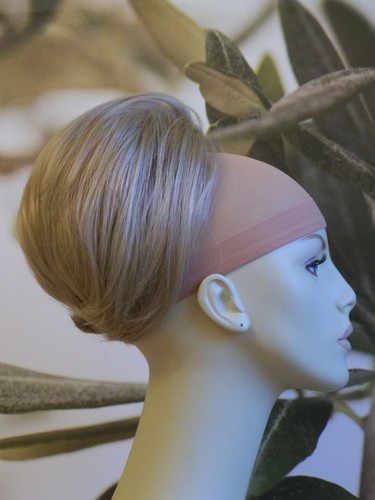 Honey blonde beehive bun - honey,