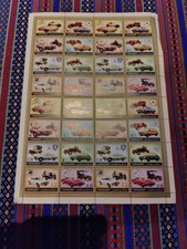 UNUSED Sheet 32 Stamps Ajman