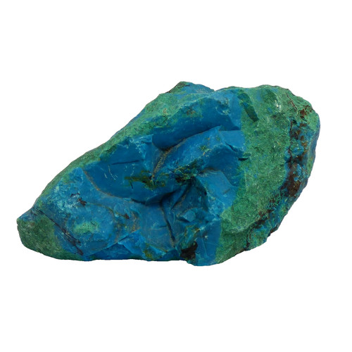 Chrysocolla malachite slab - malachite, a