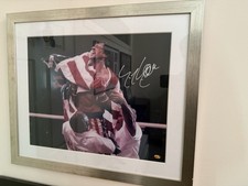 Slyvester Stallone Signed Photo Frame (Rocky 4)