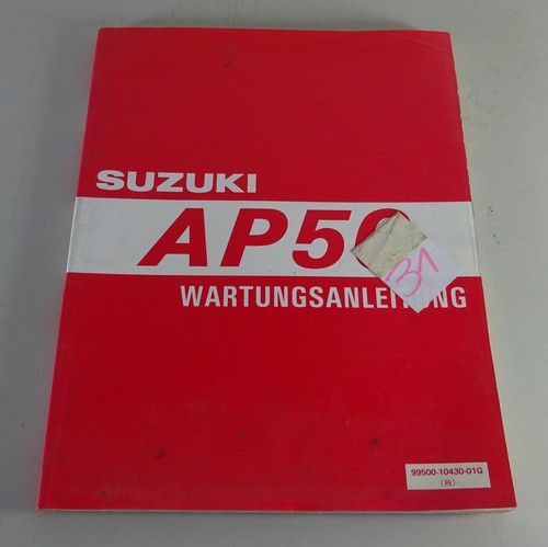 Workshop manual suzuki scooter - workshop,