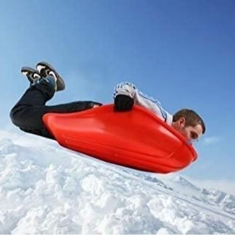 Large toboggan sleigh sled - sleigh,