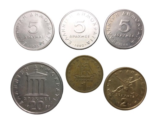 Greece coin lot 5 20 - lot, 2