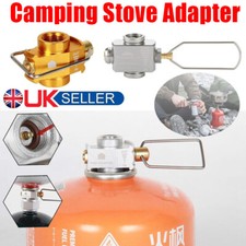Outdoor Camping Gas Refill Adapter Valve Gas Stove Tank Canister Connector UK 
