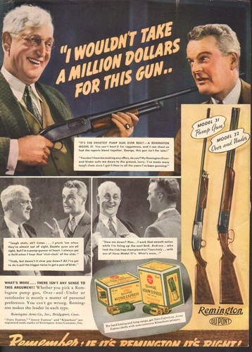 1937 remington pump gun - pump,