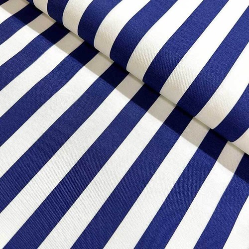 Navy stripe fabric royal - navy, fabric,