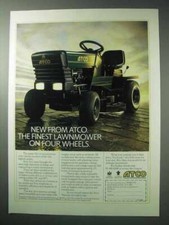 1986 Atco 1136 Lawn Tractor Ad