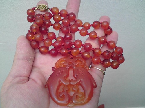 Chinese carnelian bead