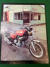 BENELLI 750 SEL RED 6 CYLINDER ADVERT A4 43
