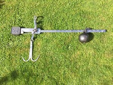 Steelyard 300lb Weight Scales Butcher Farm meat Hook Hanging Vintage