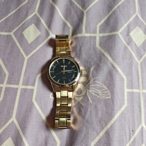 Seiko solar men watch day - seiko, men's