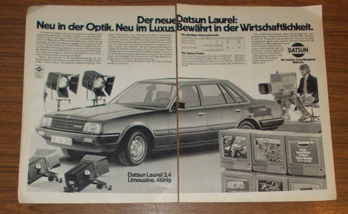 Rare advertising nissan - rare, datsun