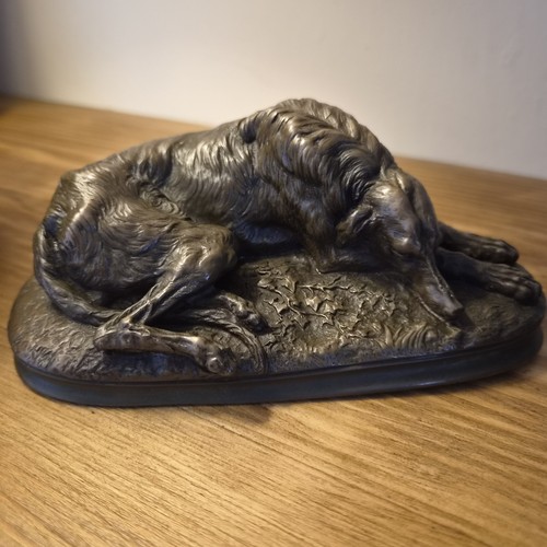 Antique bronze reclining - antique,