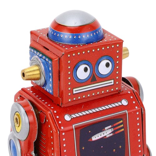 Wind robot vintage - (red), up