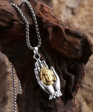 Buddha Necklace Pendant Gold