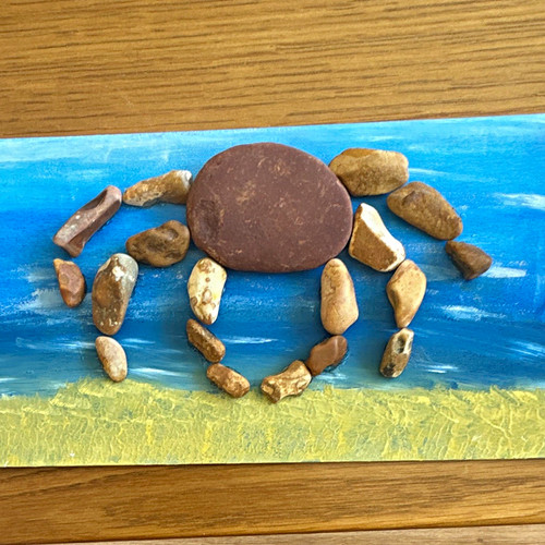 Crab seascape original - seascape,