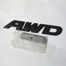 1x Big Black Matte AWD Metal
