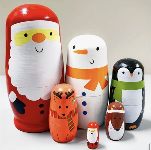 Russian matryoshka wooden - russian,