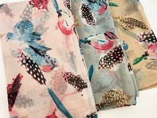 Womens Robin Scarf Birds