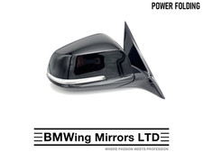BMW 3 F30 F31 O/S RIGHT DRIVER SIDE WING MIRROR / 5 PIN POWER FOLDING / M-SPORT