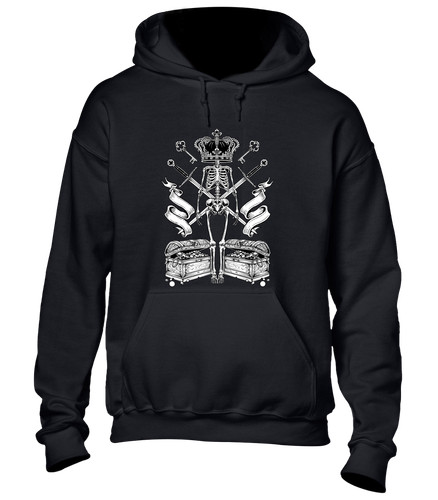 Skeleton king hoody hoodie - skeleton,