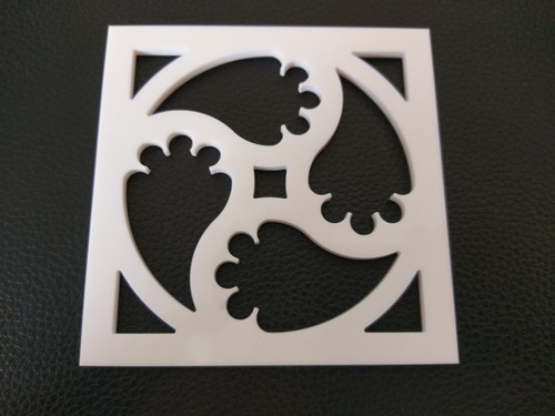 Acrylic drink coaster square - drink,