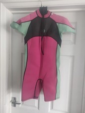 Banana Bite Kids Shortie Wetsuit Age 11-12 Years