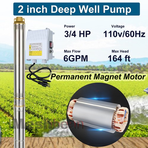 4hp deep well submersible - 3/4hp,