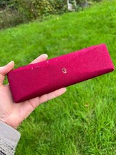 Tudor Rolex watch presentation box vintage Caméléon red fabric