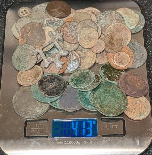 440g job lot metal - lot, detector