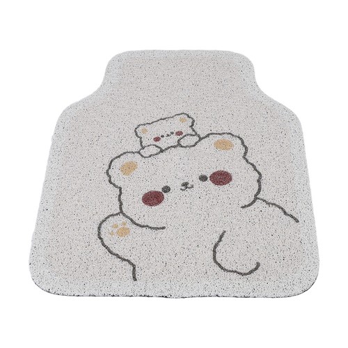 Bear pattern car - pattern, mats
