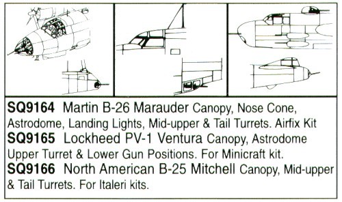 Squadron canopies sqs9166 72 - canopies, 1:72