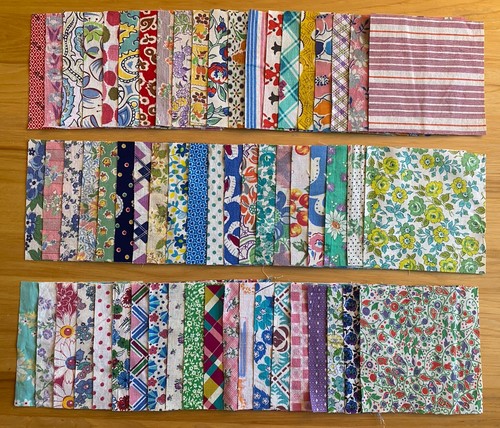 Vintage feedsack and pre 1960s - vintage,