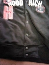 Hoodrich Men's Varisty Jacket Size M  Small Hole On Arm