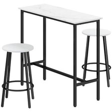 HOMCOM 3 Piece Bar Table Set