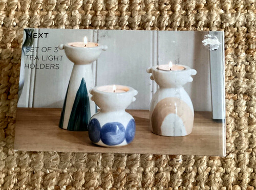 Next set ceramic tealight - of, 3