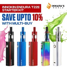 Innokin Endura T22E Starter Kit 2ml Prism Vape Tank - New Colours and New Coils